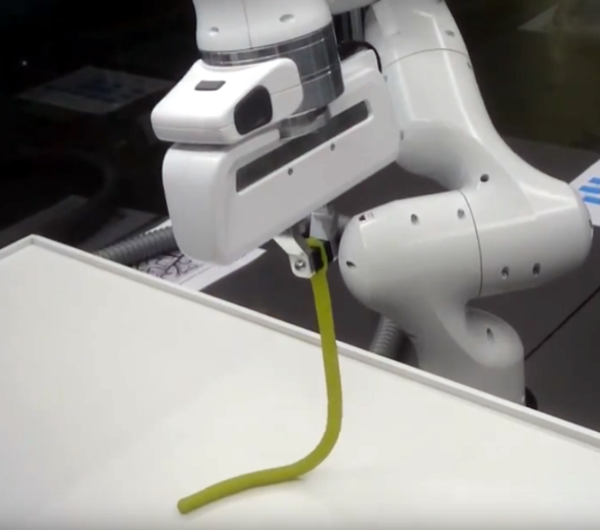 Soft Tissue Robotics: Robot with Cable
